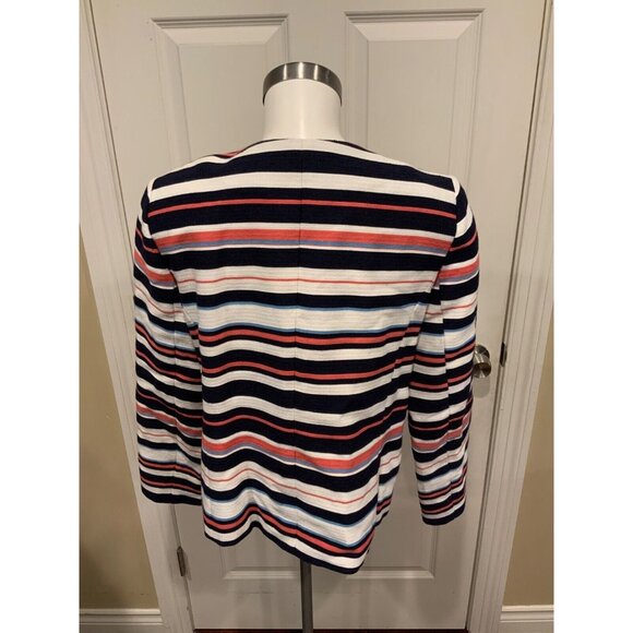 Tahari Arthur S. Levine Multicolor Striped Jacket, Size 16 - Picture 6 of 7